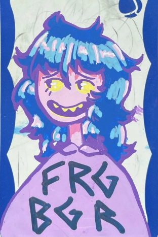 self portrait sticker